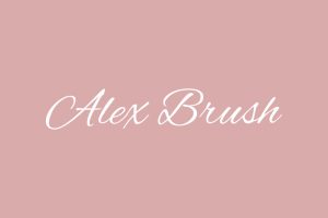 Alex Brush Font