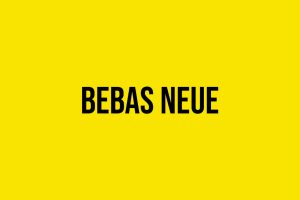 Bebas Neue Font