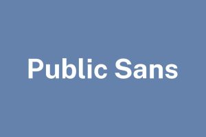 Public Sans Font