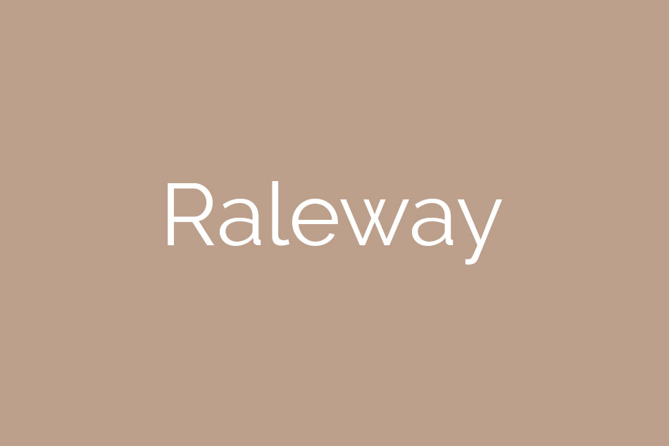 Raleway Font